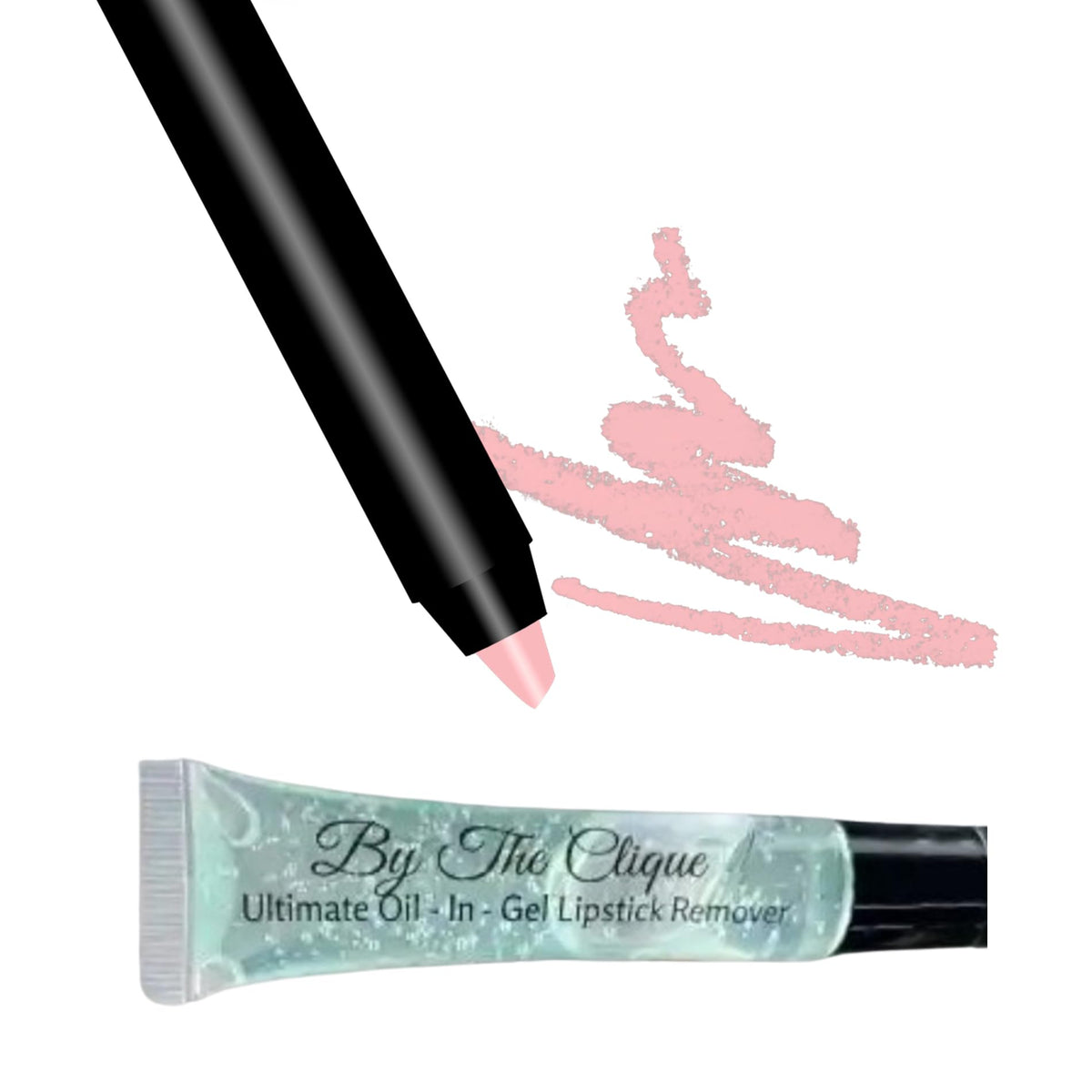 By The Clique Everyday Play Premiump Pale Pink Nude Lip Liner Pencil and Hydrating Ultimate Remover Bundle