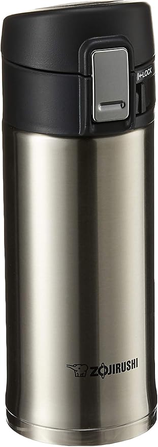 Zojirushi 0.36-Liter Stainless Steel Travel Mug, 12-Ounce, Silver