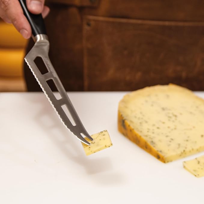 BOSKA Universal cheese cutter Black - Premium Cheese Knife - 140 mm - Premium Quality - German Steel - HACCP Knife - For professional use - Cheese knives