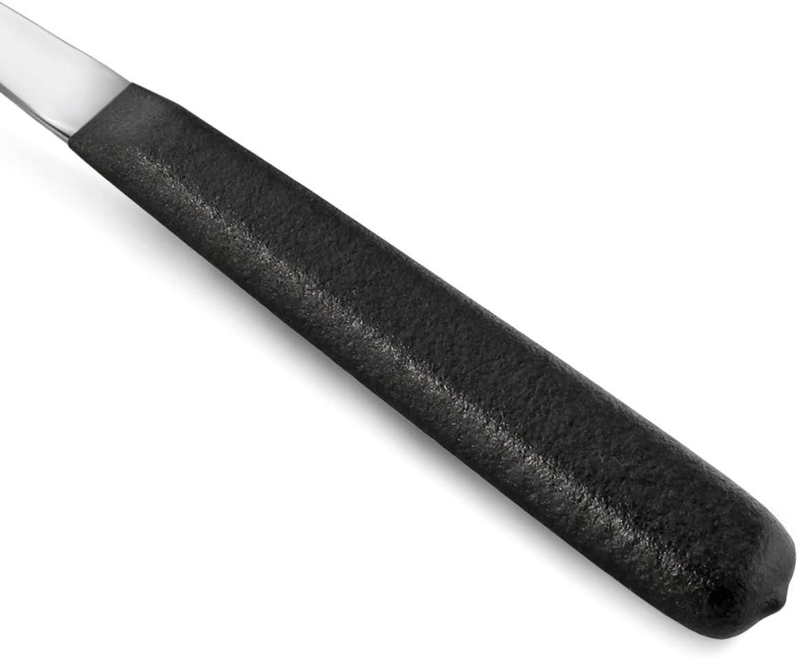 New Star Foodservice Hollow Handle Notched Serving Spoon (Silver, Cool Touch Serving Spoon)