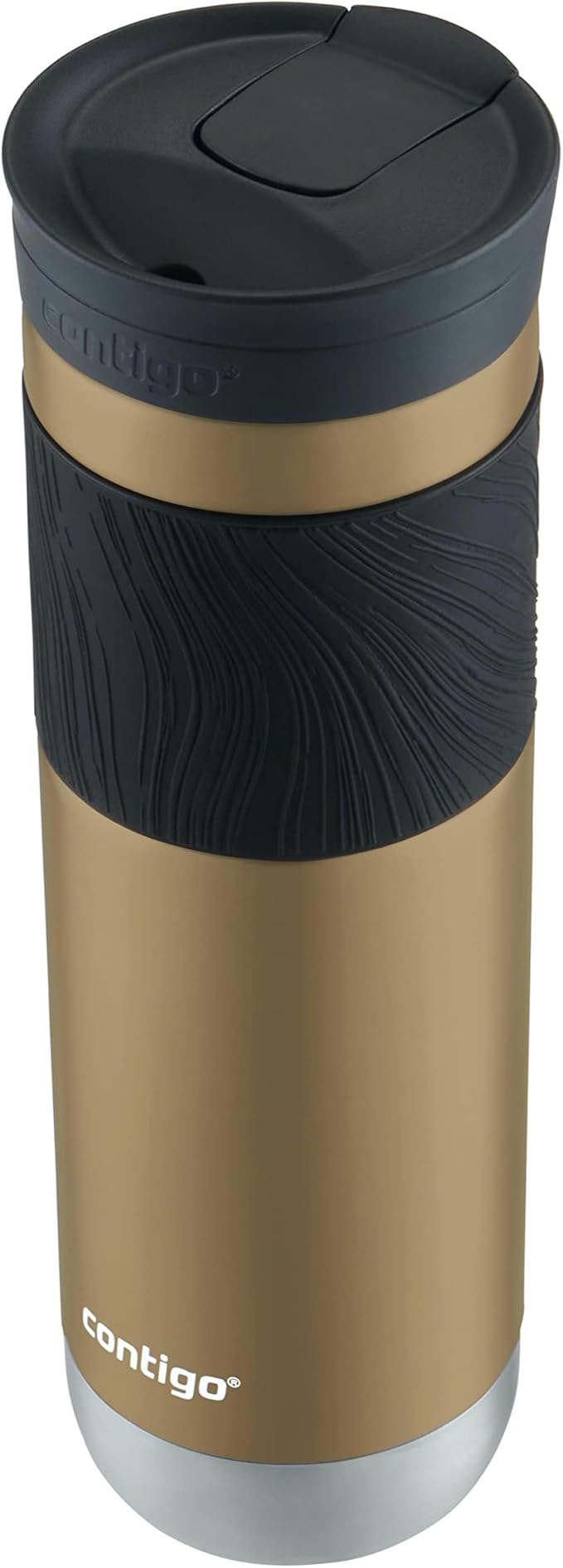 Contigo Byron 2.0 Stainless Steel Travel mug with Snapseal Lid and Grip, 24oz, Chardonnay, BPA Free and Leak Proof