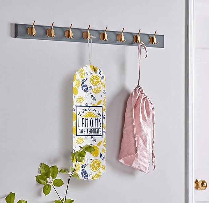 If Life Gives You Lemons Make Lemonade, Kitchen Grocery Bags Holder Container Organizer, Plastic Bag Holders Storage for Garbage Shopping Trash Sack, Gift for Women Mother Grandmother Friend