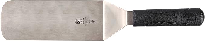 Mercer Culinary Millennia Turner/Spatula, 8 Inch x 3 Inch Blade, Black Handle