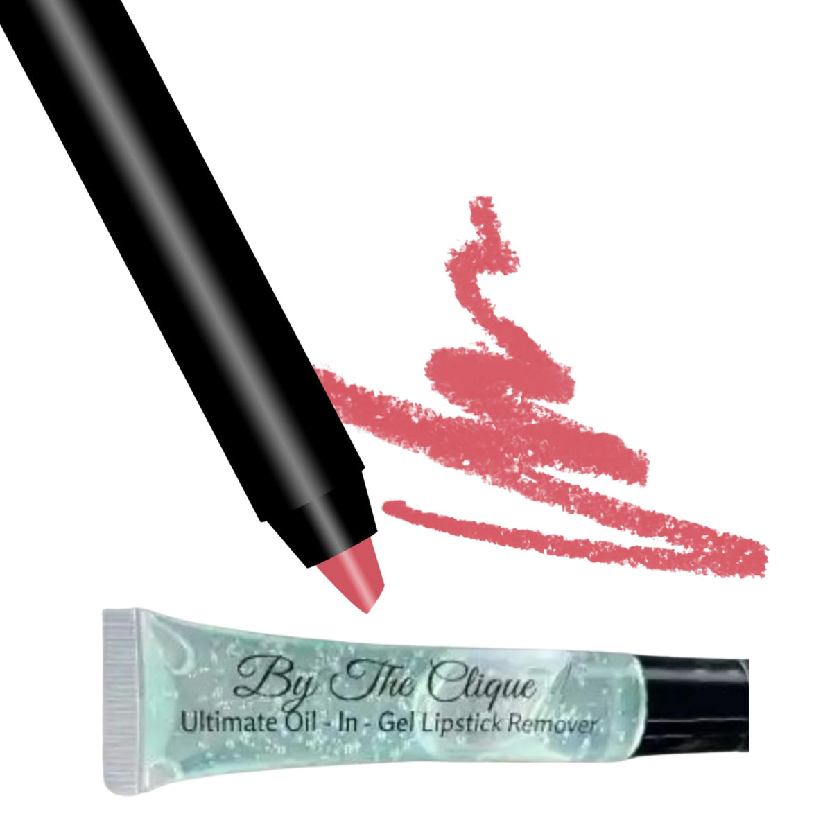 By The Clique Naturally Nude Rosè Lip Liner Pencil and Hydrating Ultimate Remover Bundle