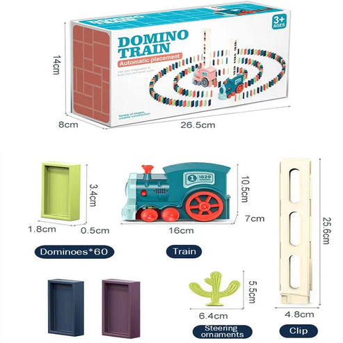 Domino Train Creative Stacking Educational Toy