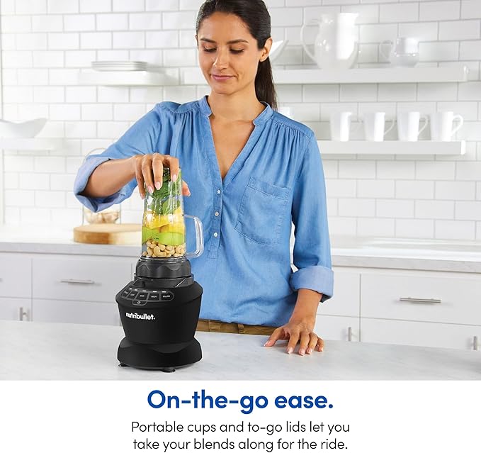 nutribullet Full-Size Blender Combo 1200W –Matte Black