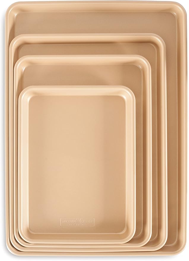 Nordic Ware Naturals Aluminum NonStick Jelly Roll Baking Sheet