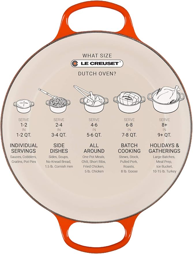 Le Creuset Enameled Cast Iron Signature Round Dutch Oven, 9 qt., Oyster