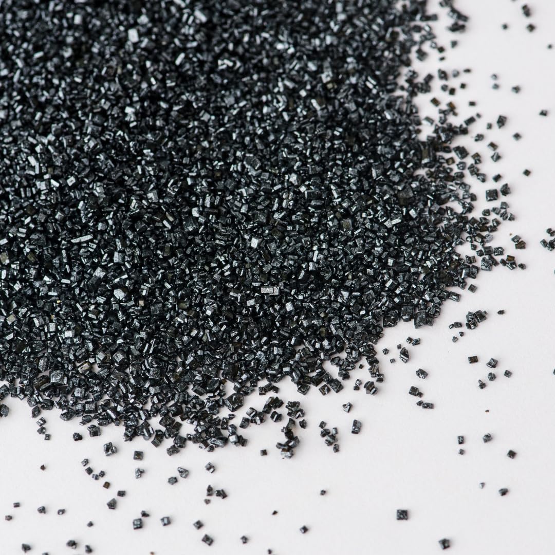 Sweets Indeed Sprinkles, Edible Sprinkle Sugar Mix, Perfect for Cake Decorations, Baking, Ice Cream, Cookies, Cupcake Topper, 5 ounces (Black)