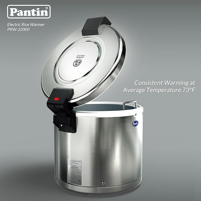 Pantin Commercial Electric Rice Warmer, Commercial Rice Warmer (Warm Function only, not a Rice Cooker) - (For Measurement Purpose: 50 Cup Raw/100 Cup Cooked) 120V, 95W, NSF, ETL Listed