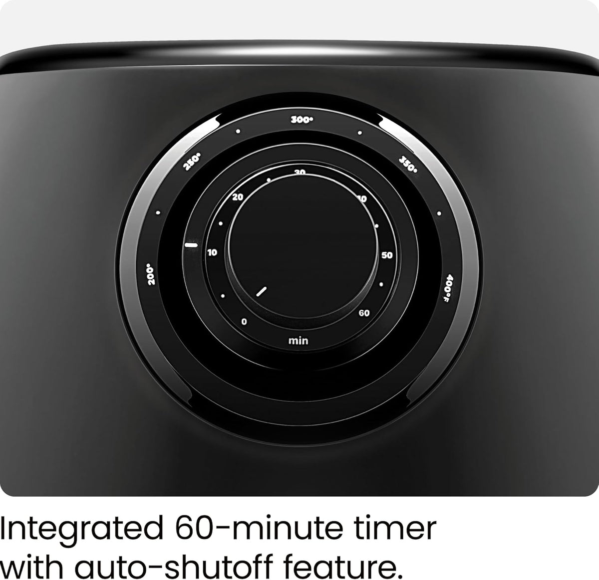 CHEFMAN Small Air Fryer Healthy Cooking, 3.6 Qt, Nonstick, User Friendly and Dual Control Temperature, w/ 60 Minute Timer & Auto Shutoff, Dishwasher Safe Basket, Matte Black, Cookbook Included