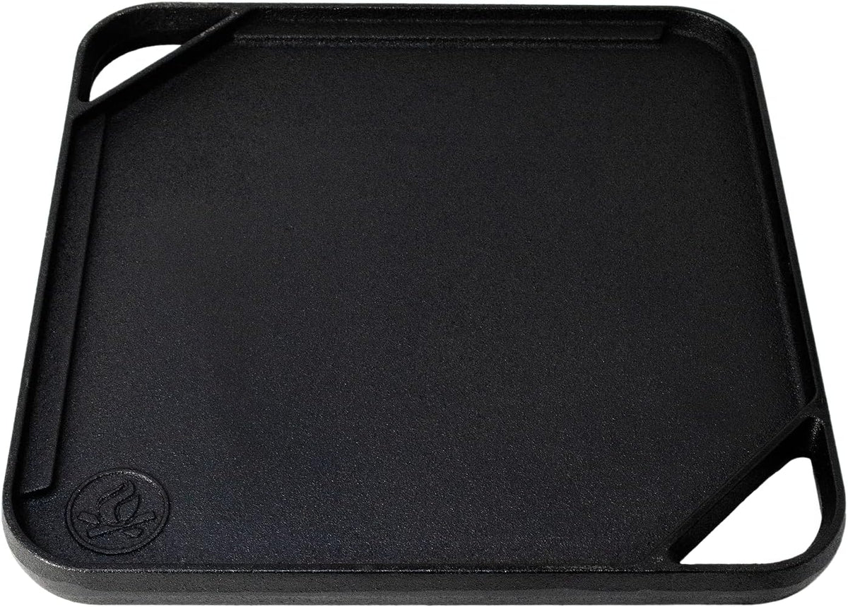 Backcountry Iron 10.5 inch Single-Burner Reversible Cast Iron Grill/Griddle