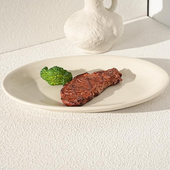 Stoneware Coupe Commercial Grade Dinnerware, Ivory, Oval Platter 11.75" x 8", Case of 12
