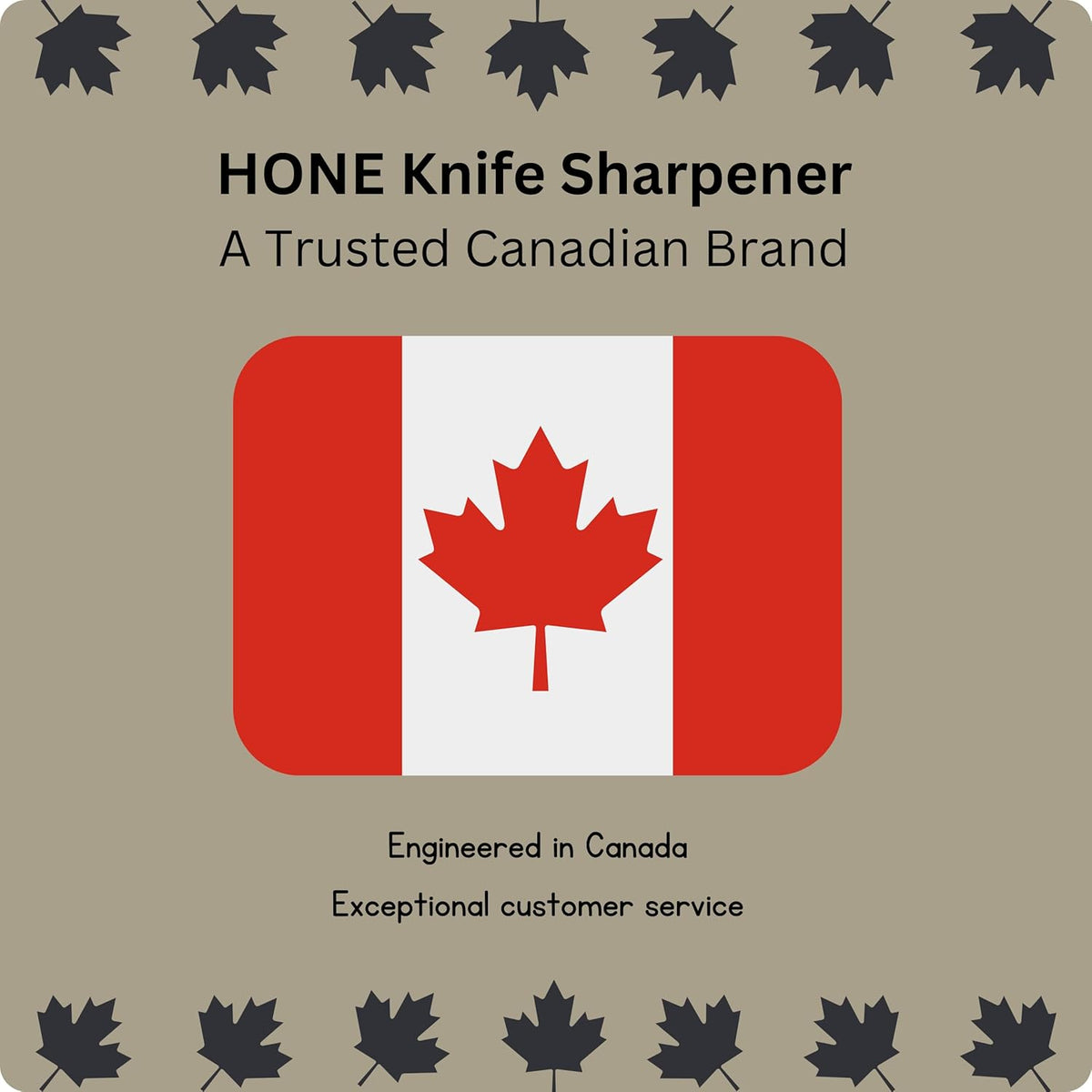 𝗛𝗢𝗡𝗘 Knife Sharpener: Engineered in Canada, Knife Blade Repair and Restoration Tool with Ball Bearings and Detachable Dual-Sided Diamond Sharpening Plates.