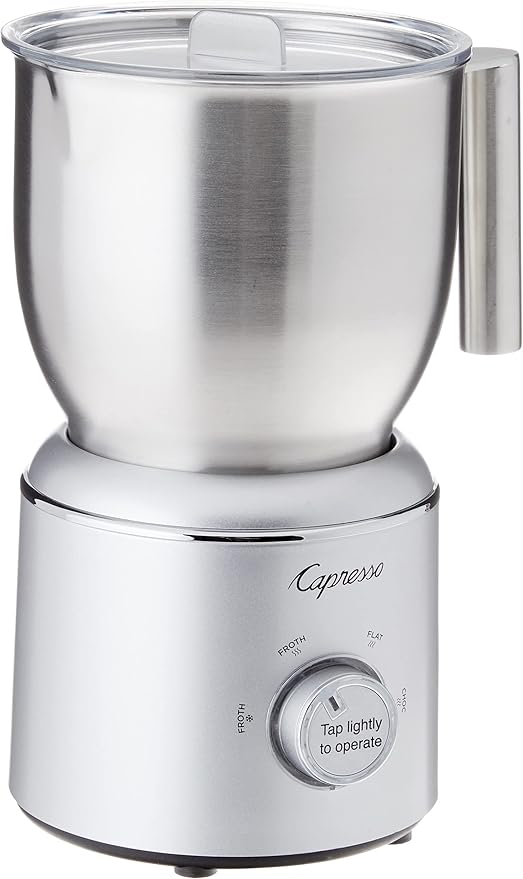 Capresso froth Select Automatic Milk Frother and Hot Chocolate Maker, Stainless Steel 209.05, Silver, 20 ounce