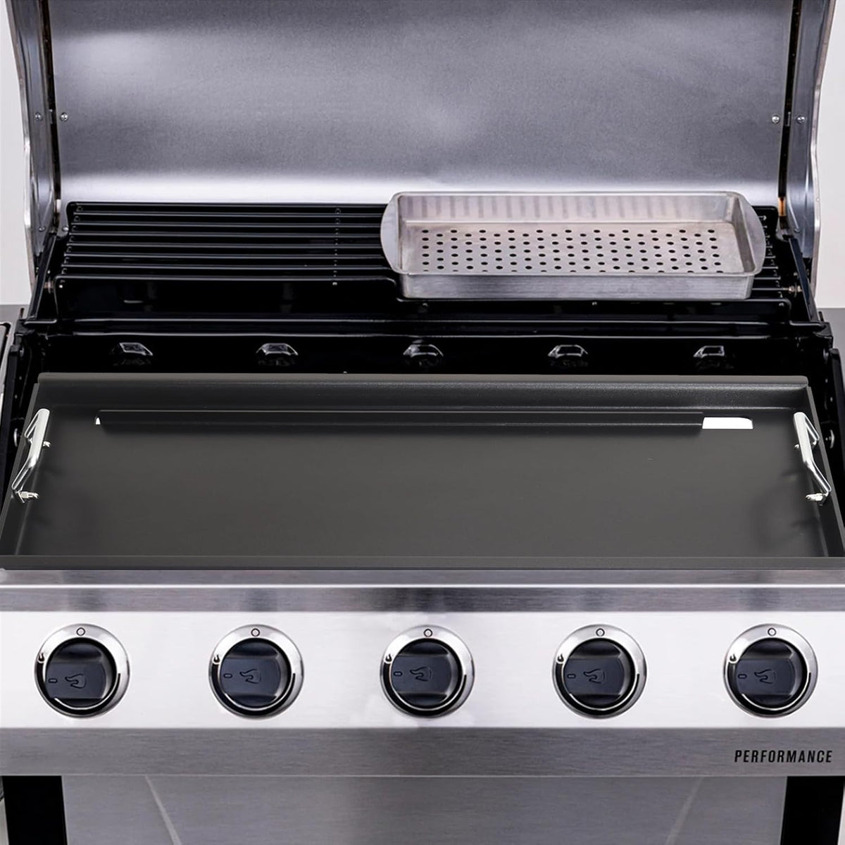 17" Griddle Insert Parts for Charbroil Performance 5 Burner 463448021 463449021 463450022 463451022 Full Size Griddle for Charbroil Grill Replacement Parts G426-0004-W1 G426-0005-W1