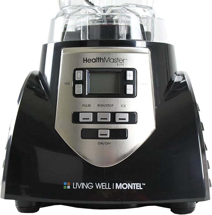 JLA-8 Professional Countertop Blender, Emulsifier 1200-Watt with 60-oz BPA Free Jar Stainless Steel Blades for Frozen Drinks, Smoothies, Sauces & More, Black