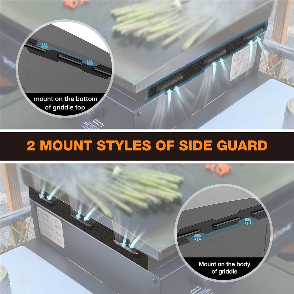 Wind Guards for Blackstone 28" Griddle, MeWeBlue Blackstone Accessories Fit for Grill, MeWeBlue 5016 Magnetic Stainless Steel Wind Screens Protect Flame Hold Heat, Compatible with Hood