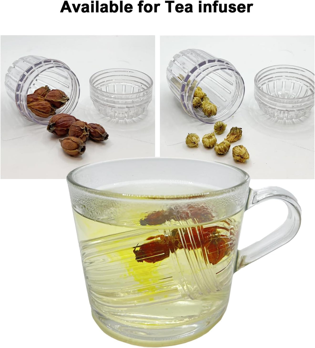 2PCS Small size Fruit Infuser for Wide Mouth Bottles.,Compatible with Stanley,Hydro Flask, Iron Flask, Takeya, ThermoFlask