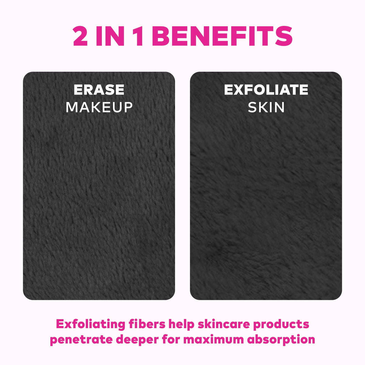 The Original MakeUp Eraser 7-Day Set, Erase All Makeup with Just Water, Including Waterproof Mascara, Eyeliner, Foundation, Lipstick, Sunscreen, and More! Harry Potter, 7ct