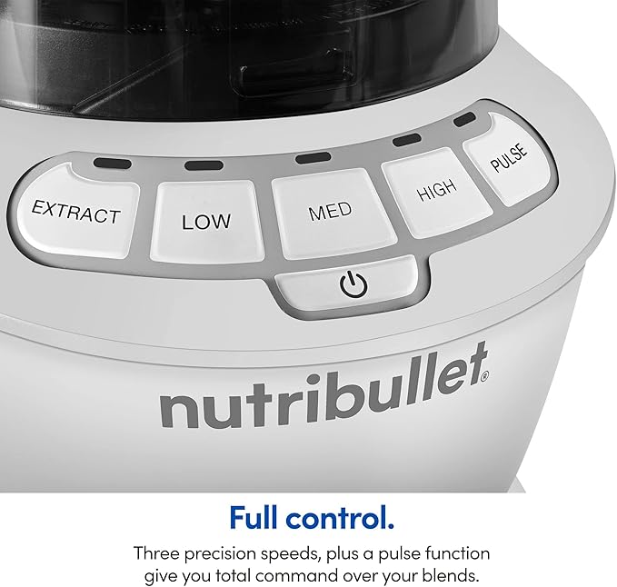 nutribullet Full-Size Blender Combo 1200W –Matte White