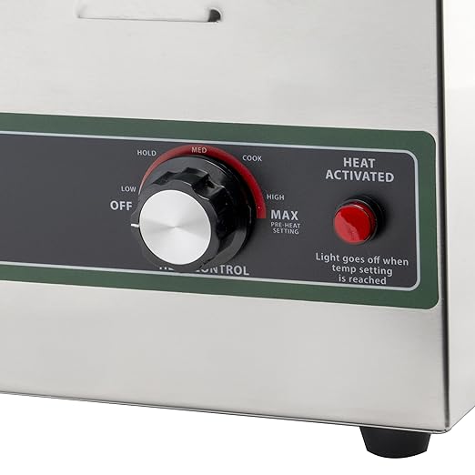 Winco FW-S600 Electric Food Cooker/Warmer, 1500-watt,Stainless Steel,Medium