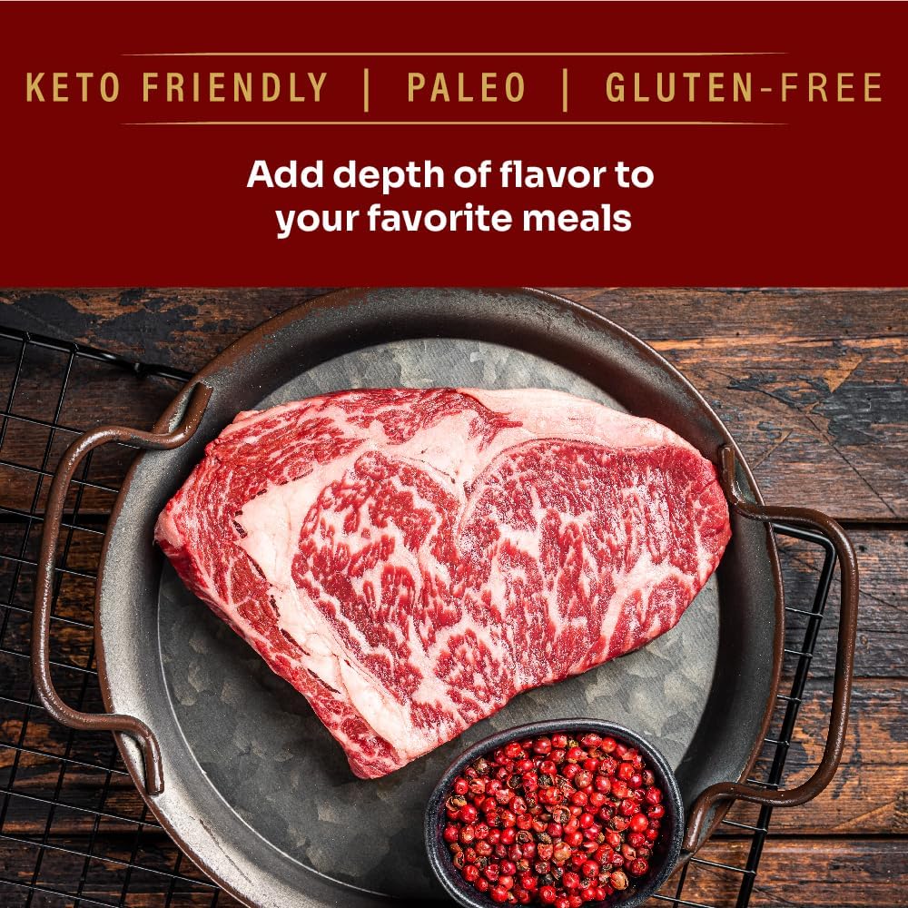 Wagyu Republic Beef Tallow ⎸11oz Glass Jar, Grass Fed Wagyu Beef Tallow, Great for Cooking Steak or as Tallow Balm ⎸ Keto, Gluten Free Protein Snacks for Adults, Perfect for Whole 30 or Carnivore Diet
