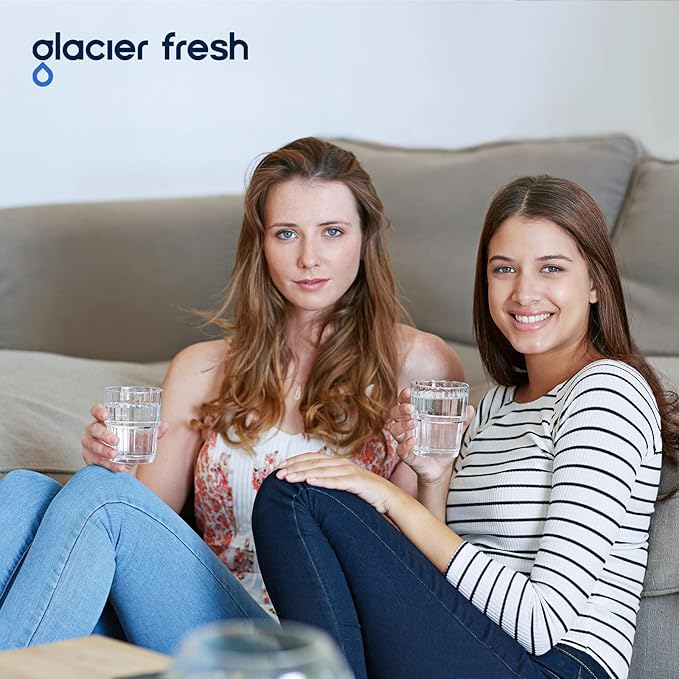 GLACIER FRESH Water Pitcher Filter Replacement for LS Home Dispenser and Pitcher Systems, Reduces Chlorine Taste and Odor, 1 Membrane Micro Filter