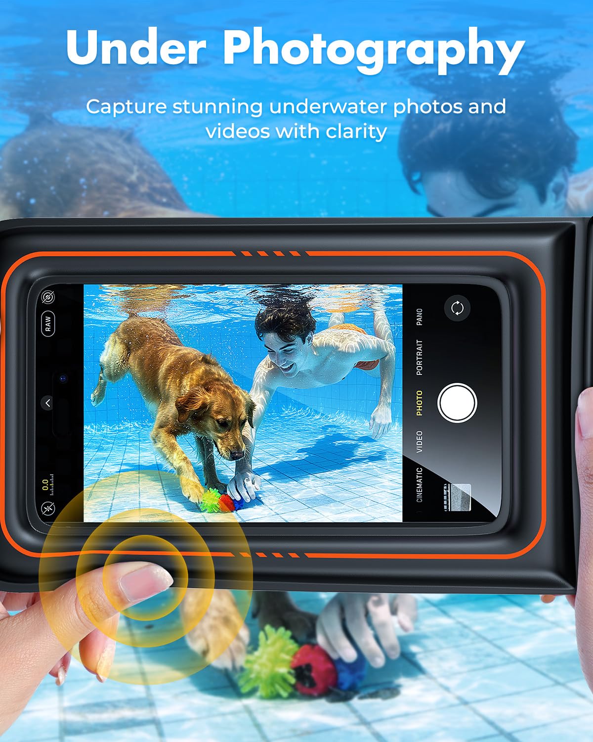 UNBREAKcable Waterproof Phone Pouch 2 Pack, Floating Waterproof Phone Case