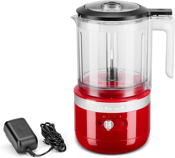 KitchenAid 5 Cup Food Chopper Cordless KFCB519ER, Empire Red