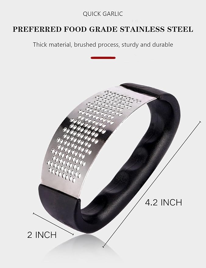 Garlic Press Rocker Stainless Steel New Innovative Garlic Mincer Crusher Chopper Smash Garli