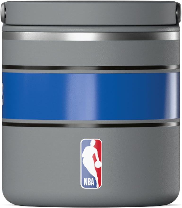 Hydrapeak x NBA Officially Licensed Dallas Mavericks 25oz Stainless Steel Vacuum Insulated Thermos Food Jar with Handle, Wide Mouth Leak-Proof Soup Thermos for Adults, 10 Hours Hot and 16 Hours Cold