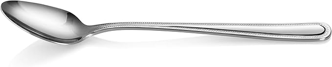 B00IX4VGKI - New Star Foodservice Bead Pattern, Stainless Steel, Iced Tea Spoon, 7.2-Inch, Set of 12
