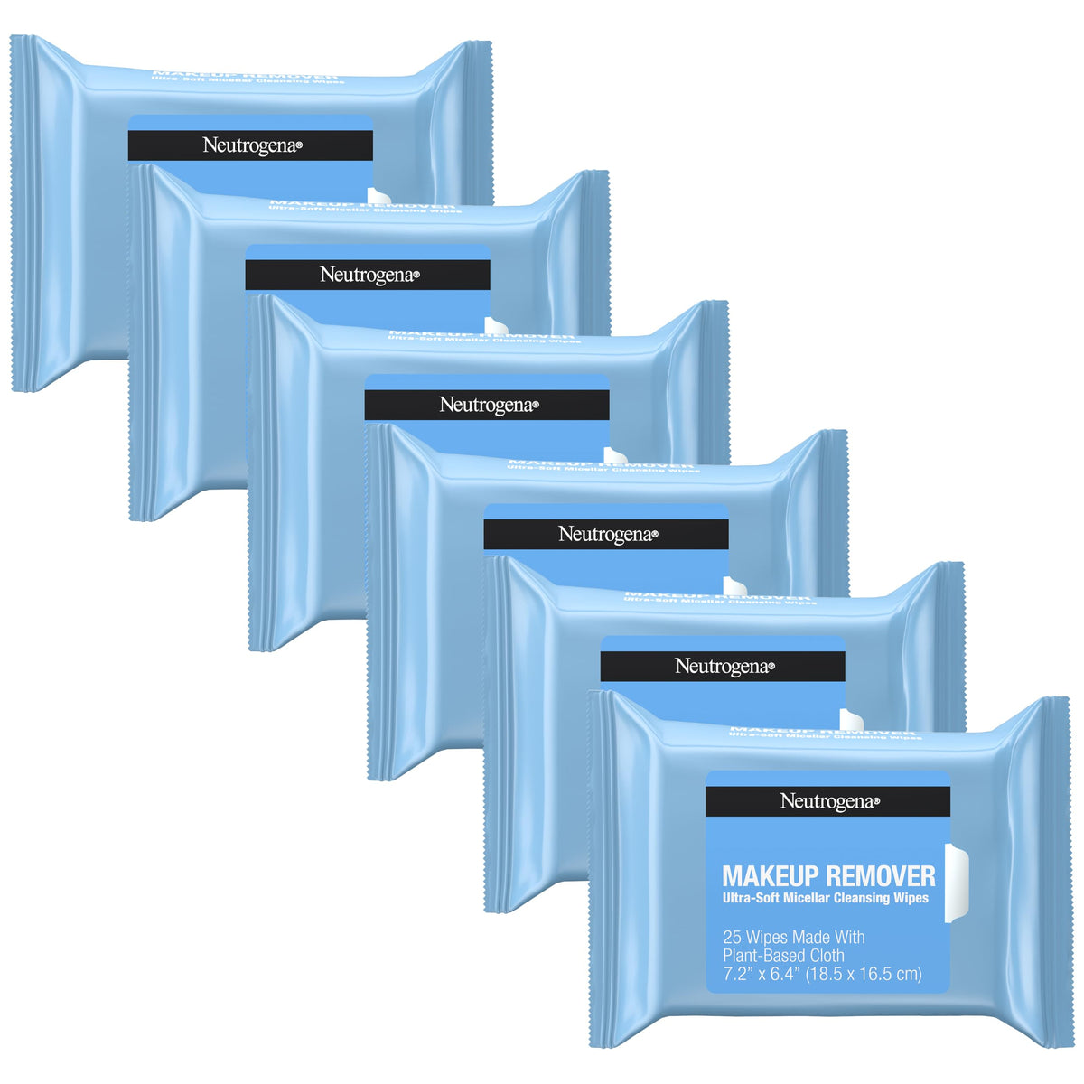 Neutrogena Makeup Remover Wipes, 25 ct, 6 Pack
