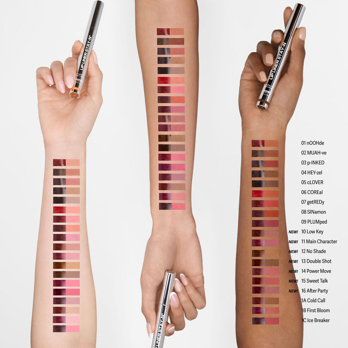 Sacheu Lip Liner STAY-N Peel Off Lip Stain, Longwear, p-INKED