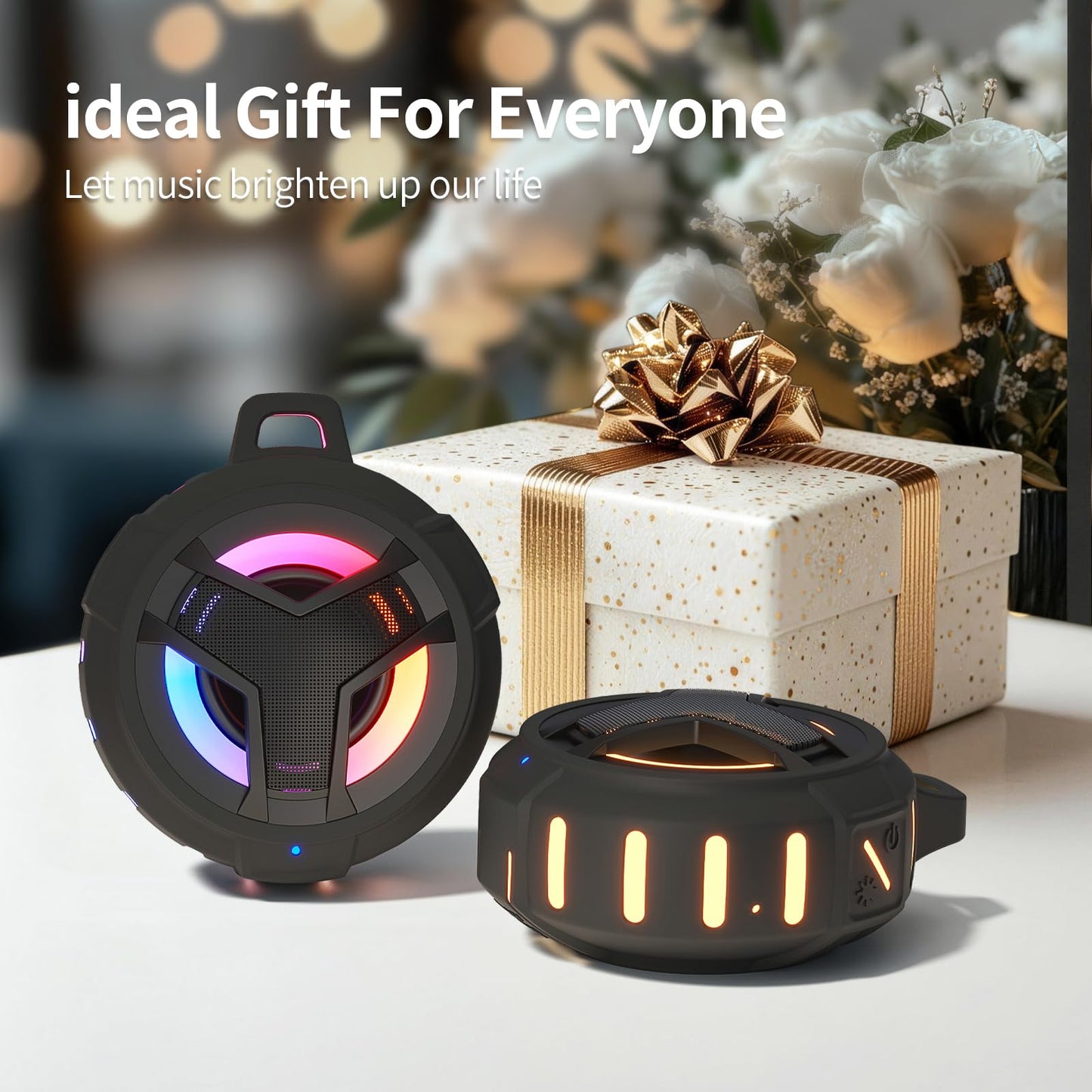 EBODA Bluetooth Shower Waterproof Speaker Portable Gifts for Kayak Teens