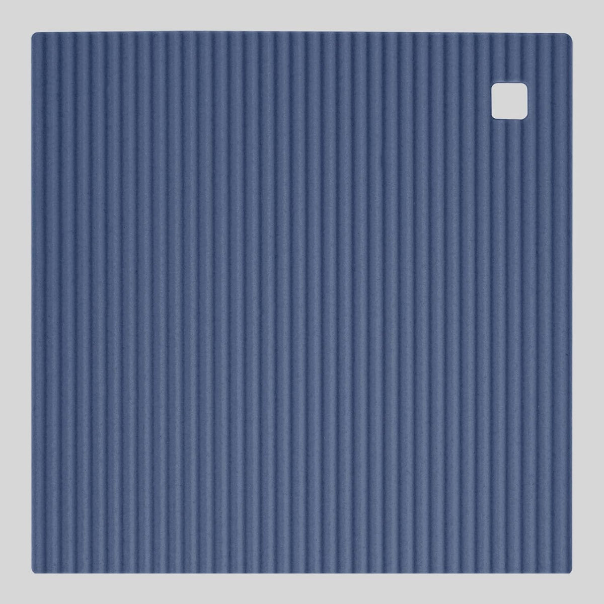 2 Pack 7'' x 7'' Trivets for Hot Dishes, Hot Pads for Kitchen, Silicone Trivets for Hot Pots and Pans, Hot Plates to Protect Table, Heat Resistant Silicone Trivet Grey (Blue, 7"x7")