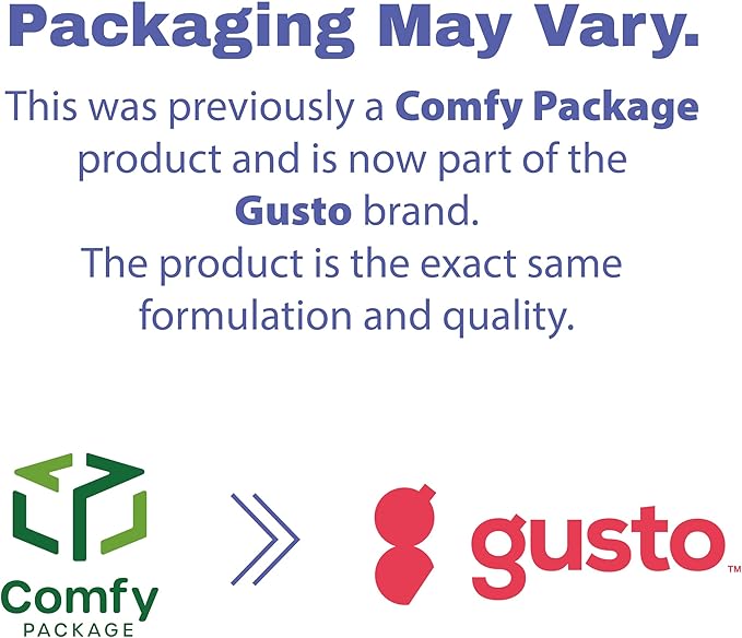 GUSTO [48 Sets - 8 oz. Plastic Deli Disposable Food Storage Containers with Airtight Lids - Slime Containers (Formerly Comfy Package)