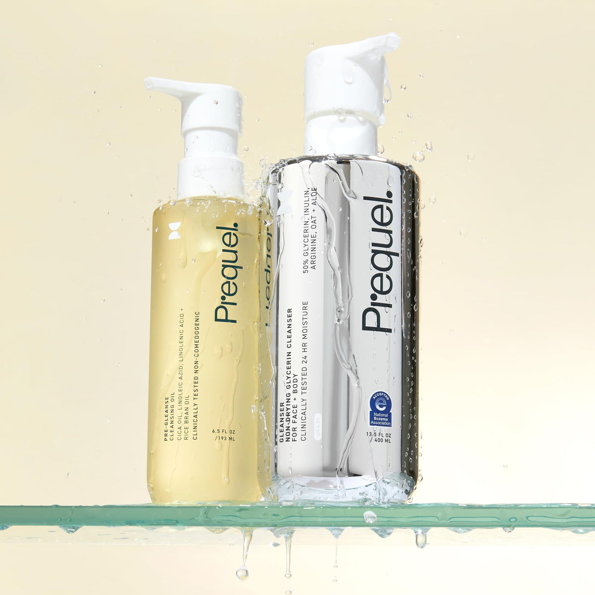Prequel Skin Cleansing Oil - Face Makeup Remover Double Cleanser With Cica