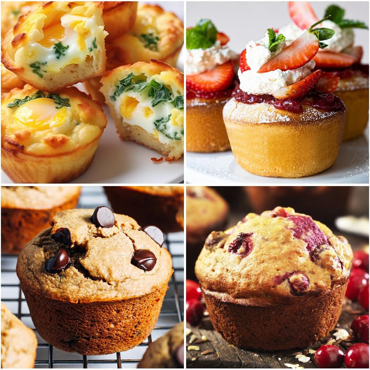 FUNBAKY Jumbo Muffin Pan Silicone with Metal Frame, 3.5 Inch Large Silicone Muffin Pan 1 Pack Confetti