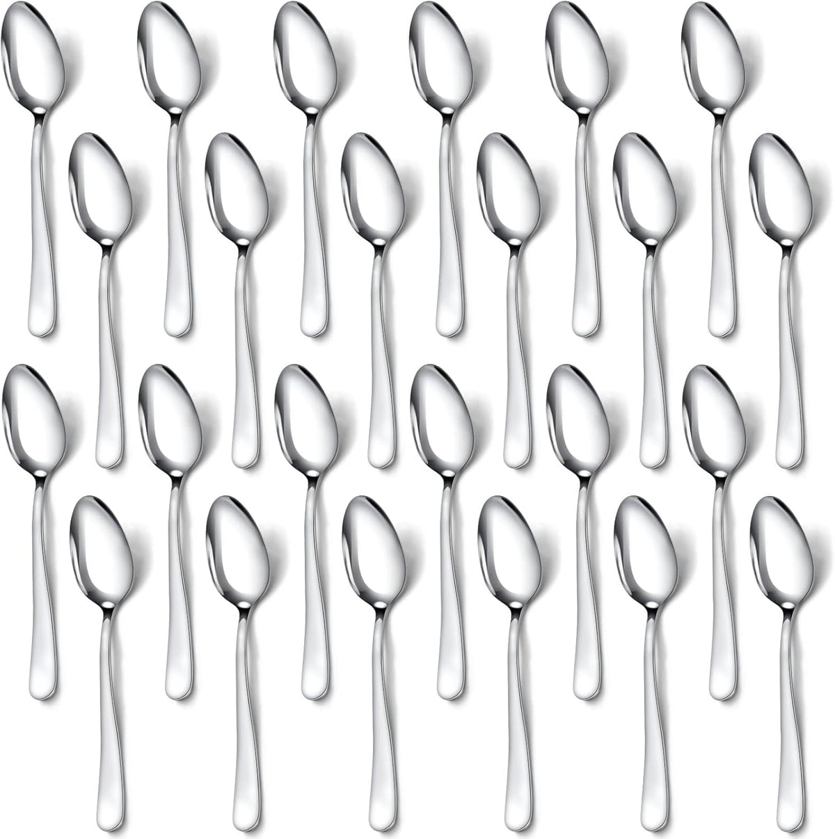 Coffee Spoons, 24-Piece Espresso Spoons, 4.7-Inch Small Spoon for Coffee, Tea, Desserts & Appetizers, Dishwasher Safe