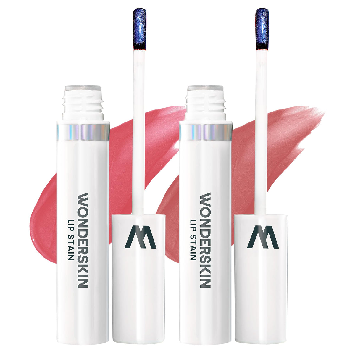 Wonderskin Wonder Blading Lip Stain Peel Off Masque - Long Lasting, Waterproof and Transfer Proof Pink Lip Tint, Matte Finish Peel Off Makeup (Romance + Whimsical Masque)