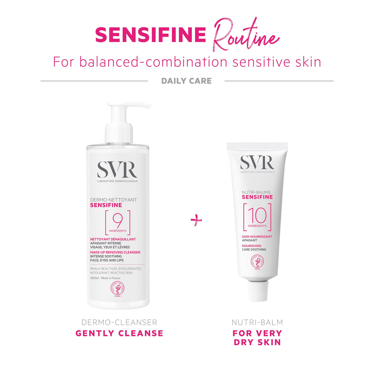 SVR Sensifine Dermo-Cleanser, Cleansing Cream, 13.5 fl oz