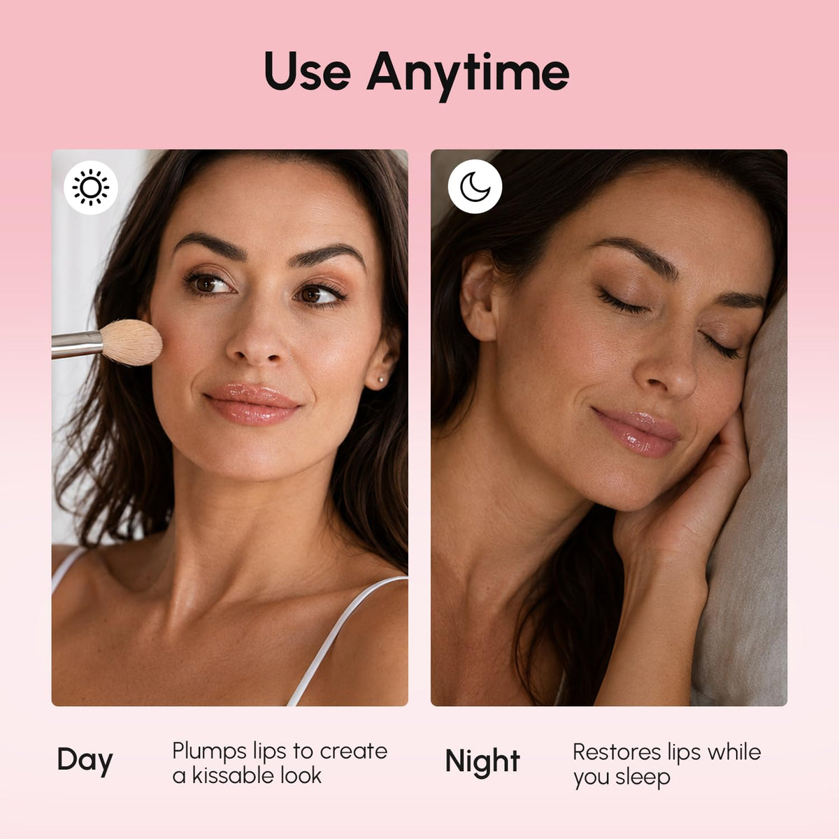MAREE Lip Mask Overnight - Lip Moisturizer For Very Dry Lips - Hydrating Lip Butter Balm with Hyaluronic Acid & Collagen - Overnight Lip Treatment - Lip Sleeping Mask Repair - Hidratante de Labios