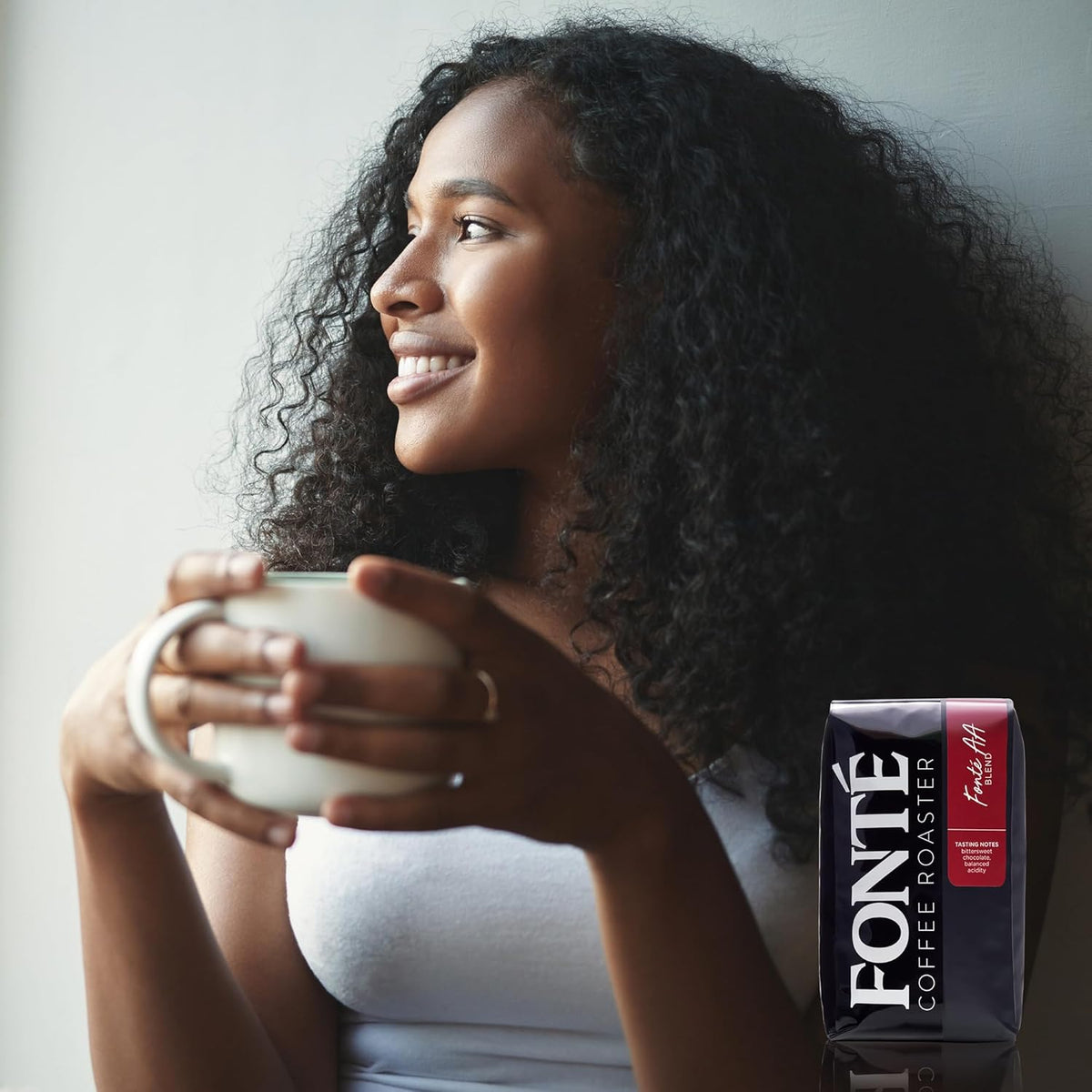 Fonte Coffee Roaster - French Press Coffee - Medium-Dark Fresh Roast - Roasted in Seattle - Single Origin - Bright, Chocolately, Balanced - 12 oz - Fonte AA