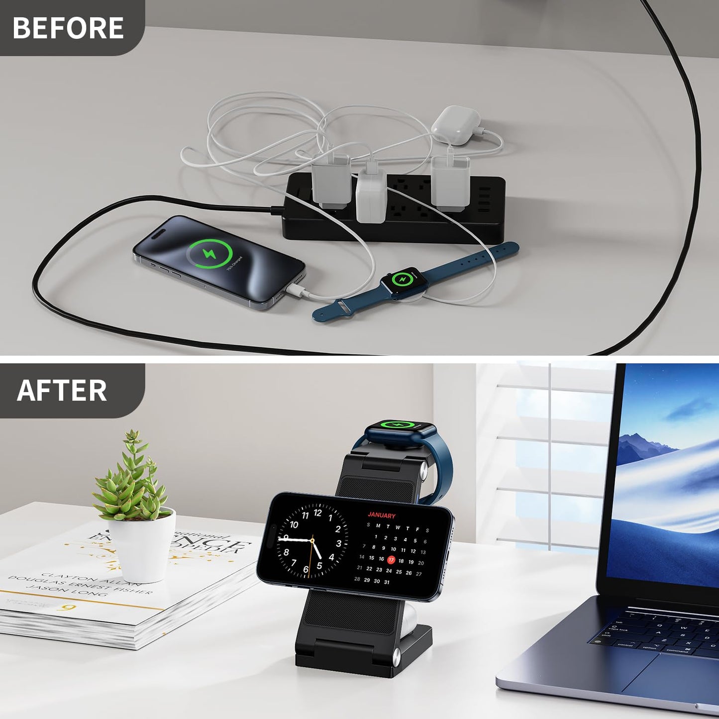 RYND 2026 Traveling Wireless Mag-Safe Fast Charging Station