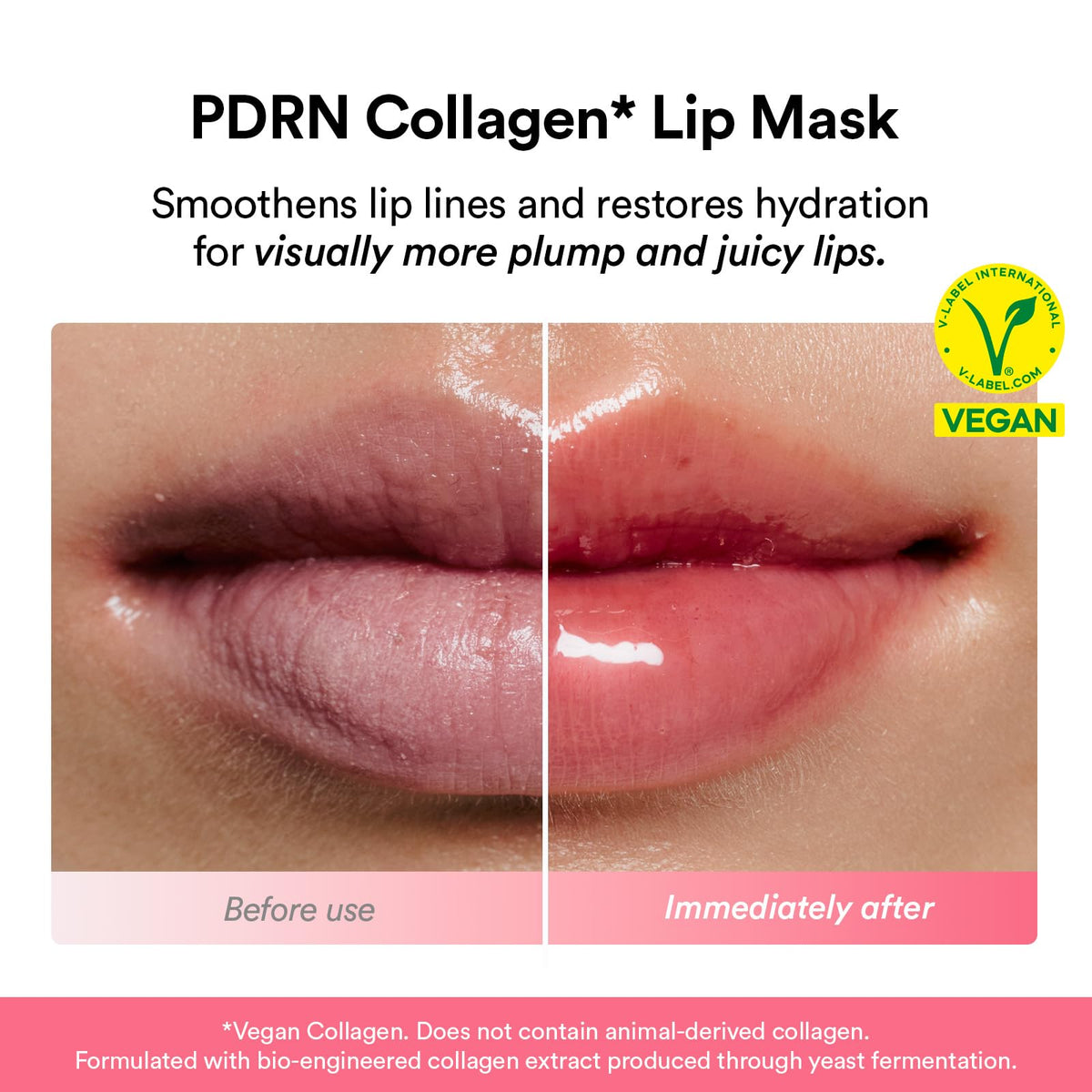Abib PDRN Vegan Collagen Lip Mask Glazed Jelly 0.38 fl oz | Korean Lip Butter Balm Overnight Sleeping Mask Hydrating Care Moisturizer Treatment for Flakey, Dry Lips