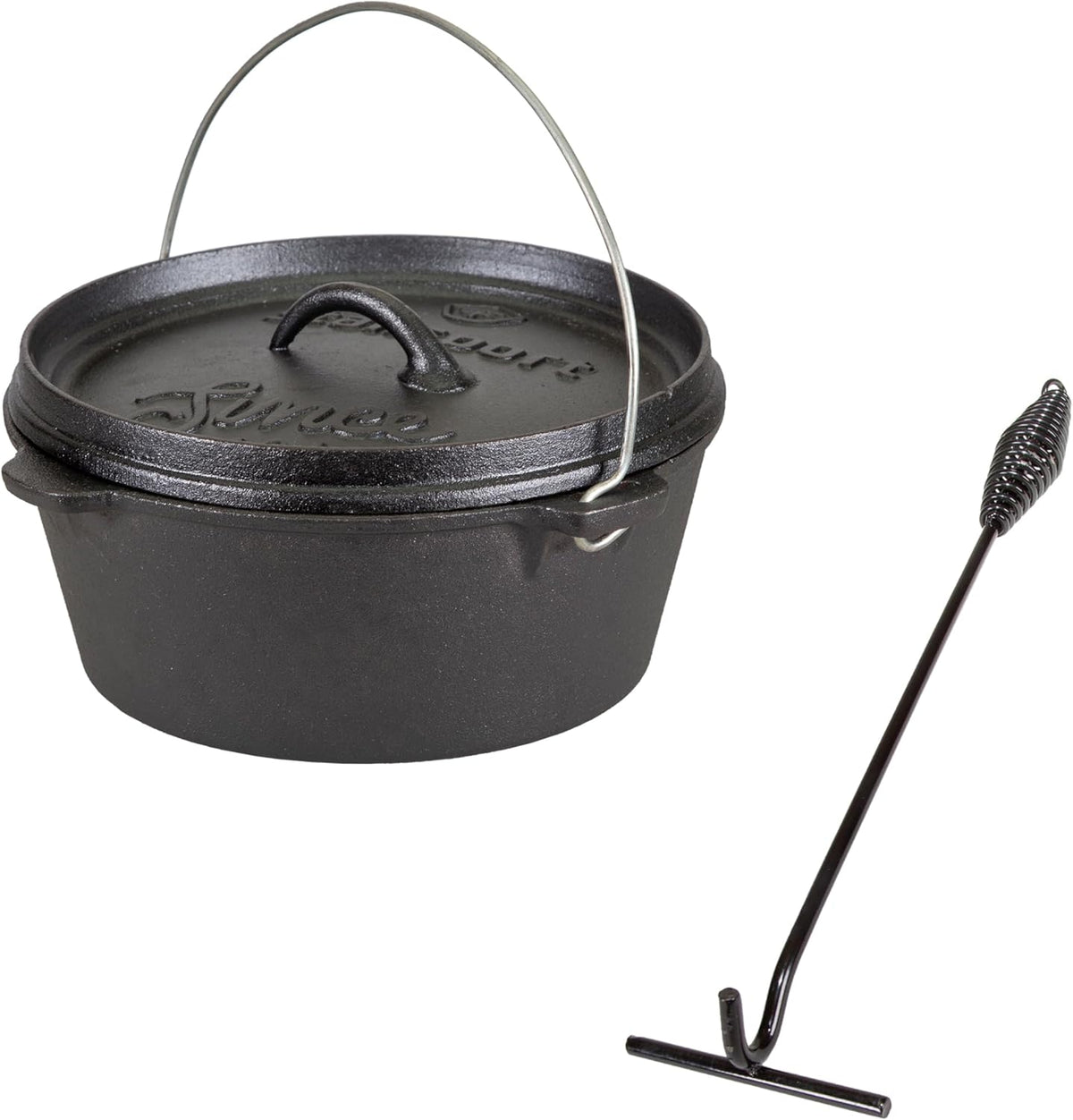 Stansport Pre-Seasoned Cast Iron Dutch Oven