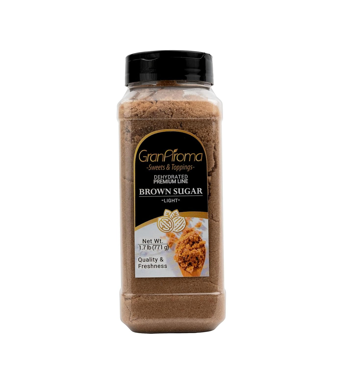 GranAroma Light Brown Sugar, Baking & Desserts, Cane Molasses, Pantry Staple (27 Ounce)