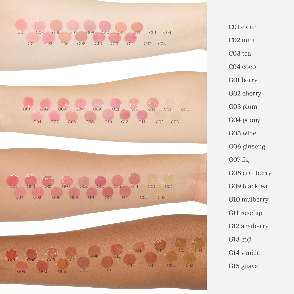 NOONI Korean Lip Oil - Appleberry - Plumping & Hydrating Tinted Lip Gloss